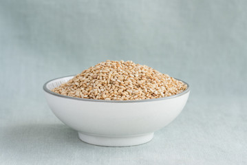 Toasted Sesame Seeds in a Bowl