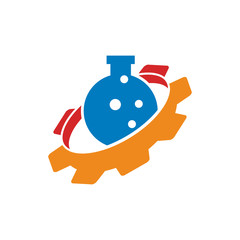 Gear Business logo design template vector Icon