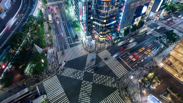 東京風景・タイムラプス