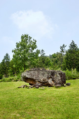 Hwasun dolmen site in Korea.