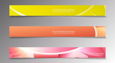 Set banner background with multicolor composition . vector design illustration