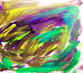 Abstract watercolor hand paint texture, colorful texture, yellow texture, paint coat, paint stroke