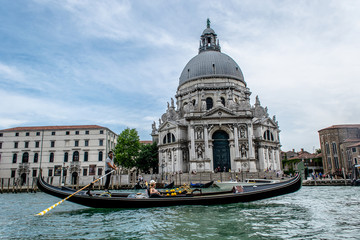 Fototapeta na wymiar Venice Canals and Gondolas