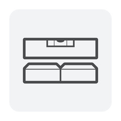 Paver block brick floor work vector icon design.