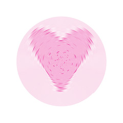 Abstract background with grunge heart shape