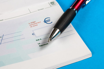 paiement par ch&egrave;que