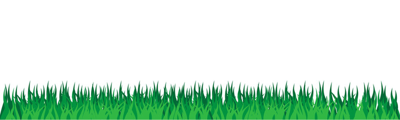 Fototapeta premium Green Grass. natural, Organic, bio, eco label and shape. Vector Illustration