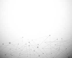 sfondo, connessioni, linee, punti, internet, connessione, informatica