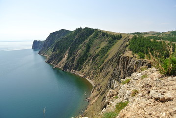 Fototapeta na wymiar Panorama of the Baikal