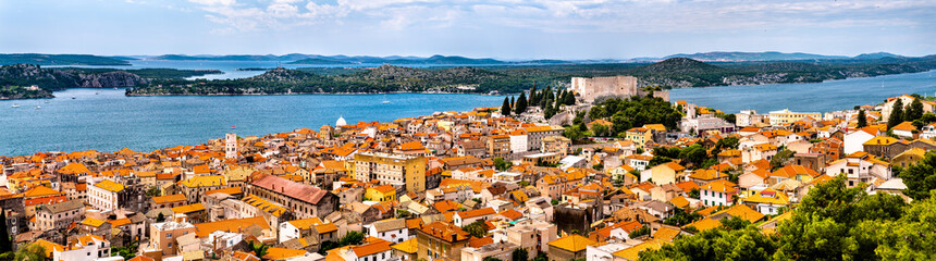 Obraz premium St. Michael's Fortress in Sibenik, Croatia