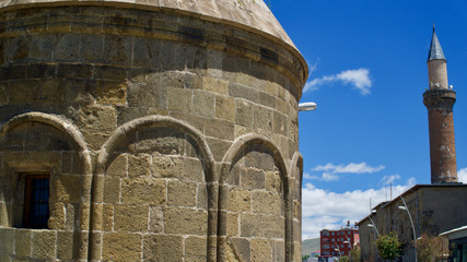 Erzurum Double Minamerli Madrasah and historical monuments and 3 vaults