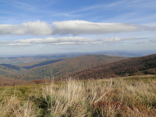Jesień w Bieszczadach, Polska