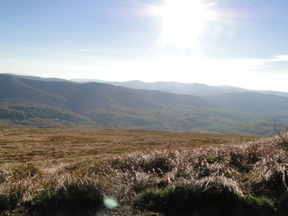 Jesień w Bieszczadach, Polska