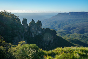 three sisters from echo point, blue mountains national park, australia 2