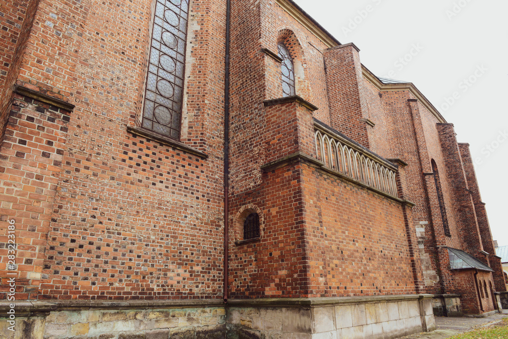 Wall mural cathedral in sandomierz