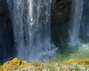 Erzurum, high-flowing Tortum Waterfall and its natural beauties