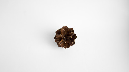 Christmas cone on a white background.