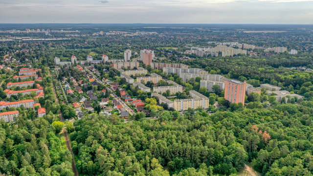 Blick Richtung Falkenhagener Feld, Spandau, Berlin 