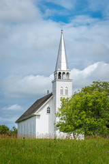 Saint Antoine de Padoue Church located next to the Rectory in Batoche.