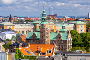 Obraz premium Copenhagen. Aerial view of the city.
