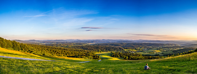 Obraz premium Panorama Bieszczad