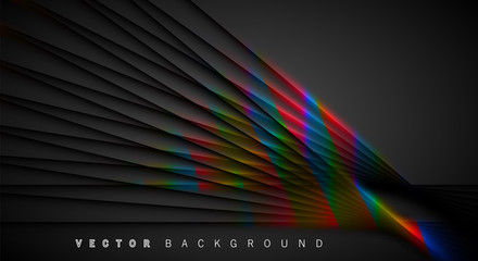 Set a banner background for your design. shadow of a light line. illustration of vector graphic design