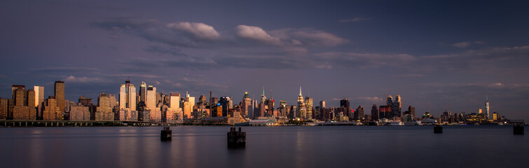 Fototapeta na wymiar Lower Manhattan View from New Jersey