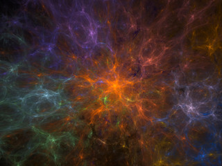 surreal futuristic digital 3d design art abstract background fractal illustration for meditation and decoration wallpaper