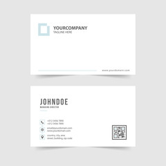 Naklejka na ściany i meble modern simple business card template collection