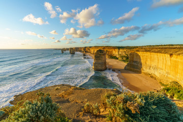 twelve apostles at sunset,great ocean road at port campbell, australia 47