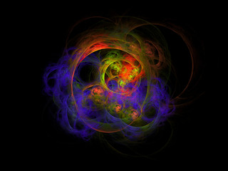 surreal futuristic digital 3d design art abstract background fractal illustration for meditation and decoration wallpaper