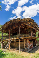 Old Wood Hayloft in Savsat, Artvin, Blacksea  - Turkey