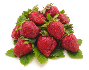 Large fresh strawberry.