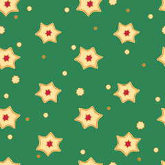 cookies seamless pattern