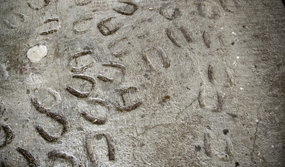 Horseshoe footprint