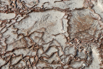 pamukkale glacier in denizli turkey