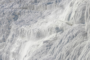 pamukkale glacier in denizli turkey
