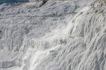 pamukkale glacier in denizli turkey