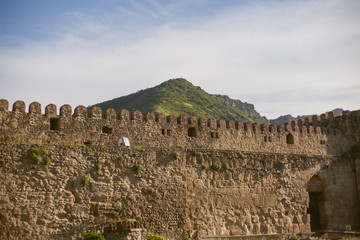 great wall of monastery