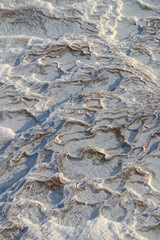 pamukkale glacier in denizli turkey