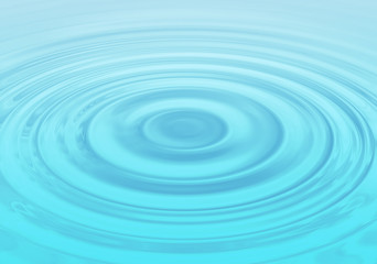 Abstract water background with wavy circles