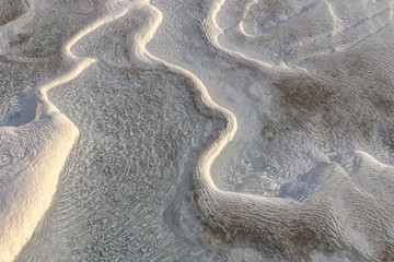pamukkale glacier in denizli turkey
