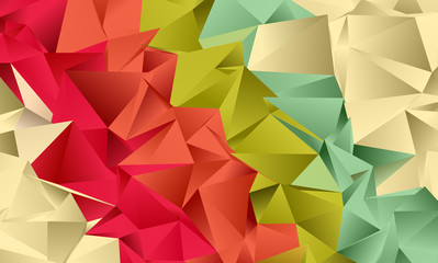 Abstract Low-Poly background. triangulated texture. Design 3d. Polygonal geometrical pattern. Triangular modern style