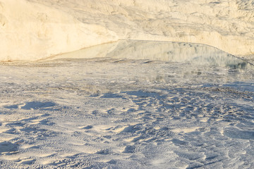 Fototapeta premium pamukkale glacier in denizli turkey