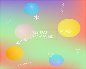 Soft color gradient background.