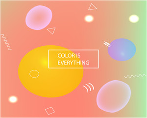 Inspiring colorful modern background.