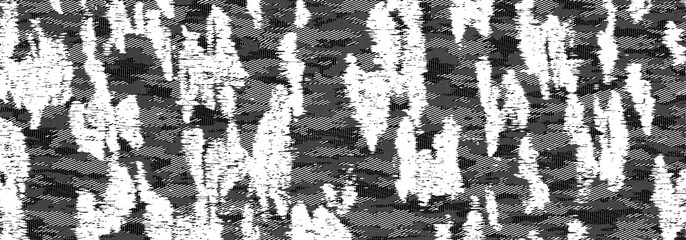 Creative random shape pattern repeating element black monochrome illustrated background