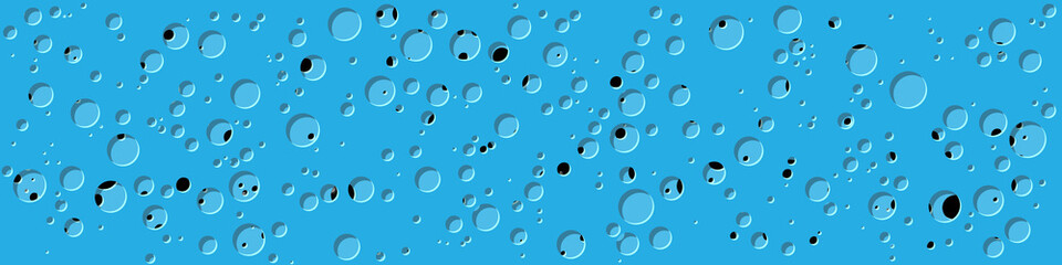 Abstract Generative Art color distributed circles holes background illustration