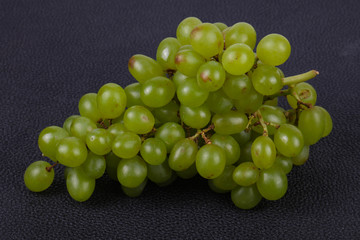 Sweet green grape branch