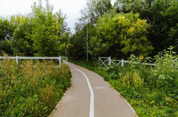 Forest nearby of Moscow, Serpukhov, park